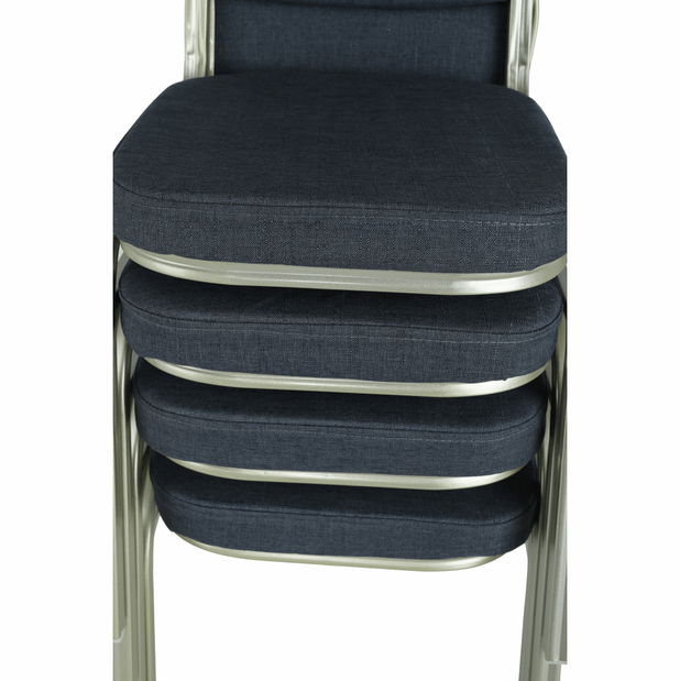 Scaun de sufragerie – Tempo Kondela – Zoni (gri + șampanie) *resigilat