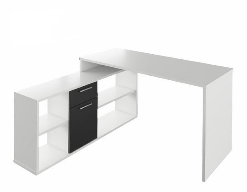 PC stolić Norrix (bijela + crna) 