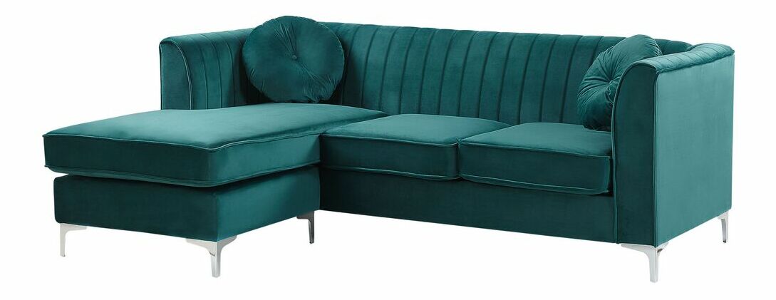 Sarokkanapé TRAMI (zöld) (B)