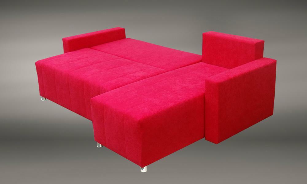 Sarokkanapé Brigid (szürke + párnák)