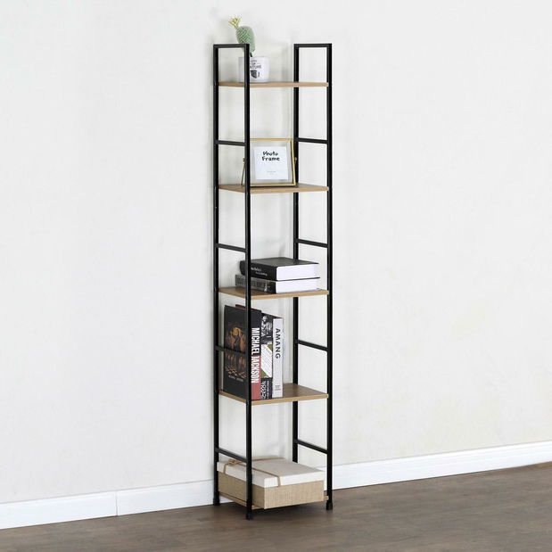 Regál Generanto (tölgy + fekete)