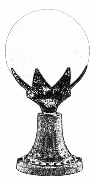 Kültéri fali lámpa Bevan (barna)