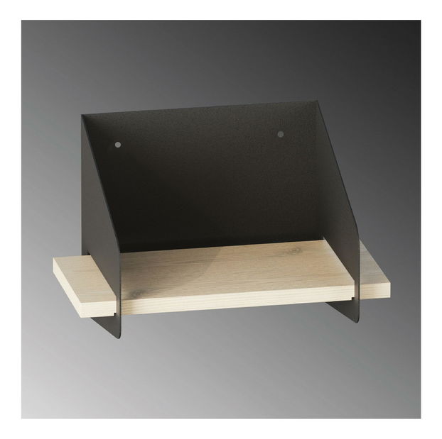 Raft de perete Shortia 1 (negru)