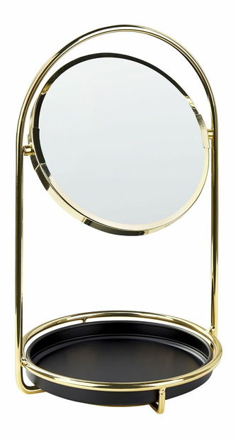 Kozmetické zrkadlo Indza (zlatá)