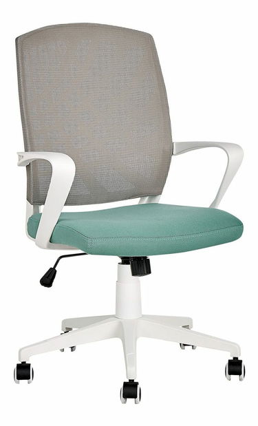 Kancelárska stolička Bronia (sivá + modrá)