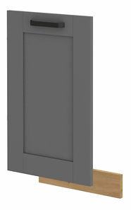 Vrata za ugradbenu perilicu posuđa Lucid ZM 446 x 713 (hrast artisan + dustgrey)