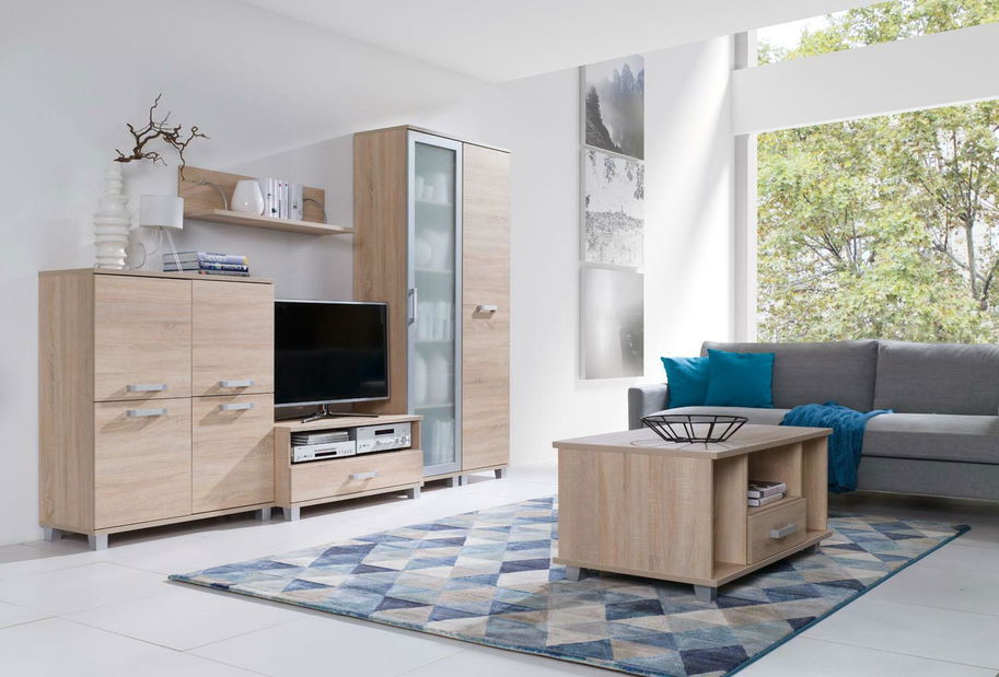 Ormar s policama Manton M1 (hrast catania)