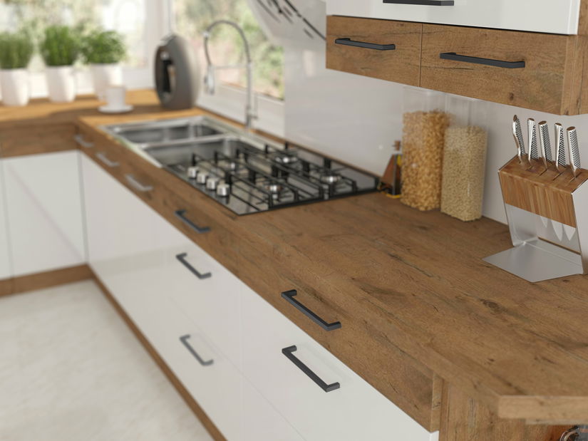 Donji kuhinjski ormarić Virion 105 ND 1F BB (hrast lancelot + bijela) *rasprodaja