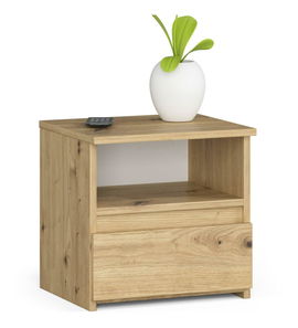 Éjjeliszekrény Crispian (artisan tölgy)