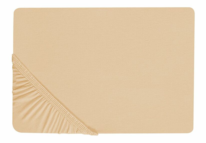 Plahta za krevet 160 x 200 cm Januba (pješčano bež)