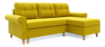 Függöny (2 db.) 140x250 cm Elssa (fehér + sárga) *Kiárusítás