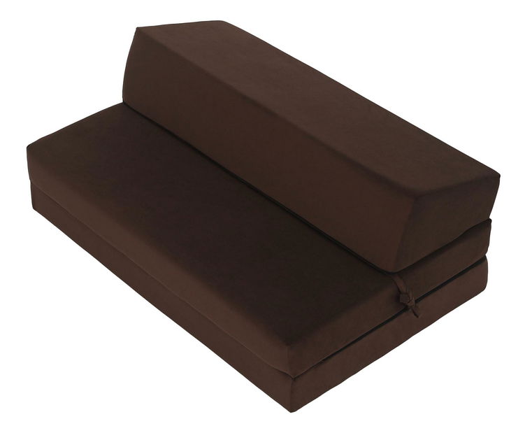 Rozkladacie kreslo Viajado (tmavohnedá) 