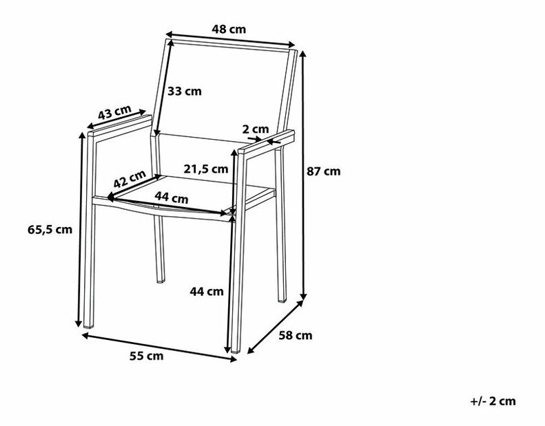 Set de masă pentru grădină Grosso (negru) (blat din sticlă 180x90 cm) (scaune din ratan) (granit)