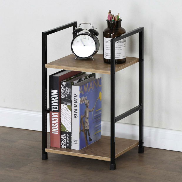 Regál Garantizada (tölgy + fekete)