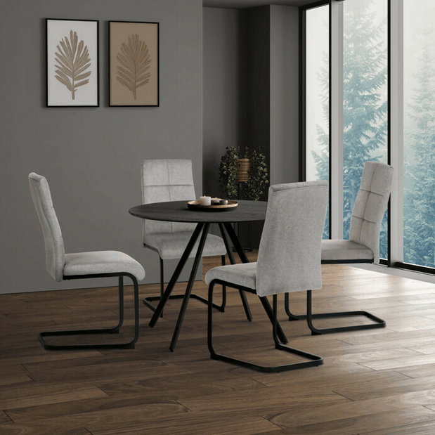 Jedálenský stôl Horsa 10 (sivá)