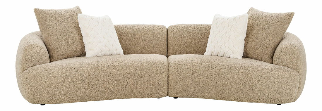 Sedačka Delfina (svetlohnedá)