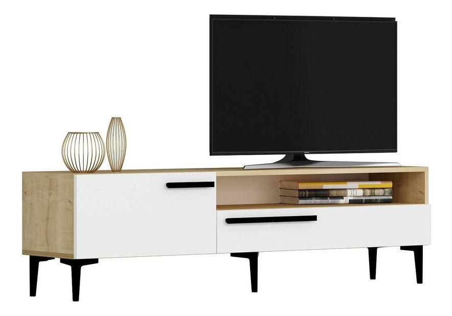 TV stolić/ormarić Sepada 1 (hrast + bijela)