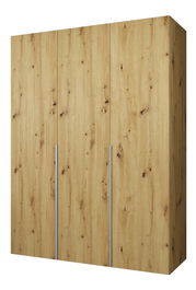 Ormar za garderobu 150 cm Alice 1 (hrast artisan + kašmir)