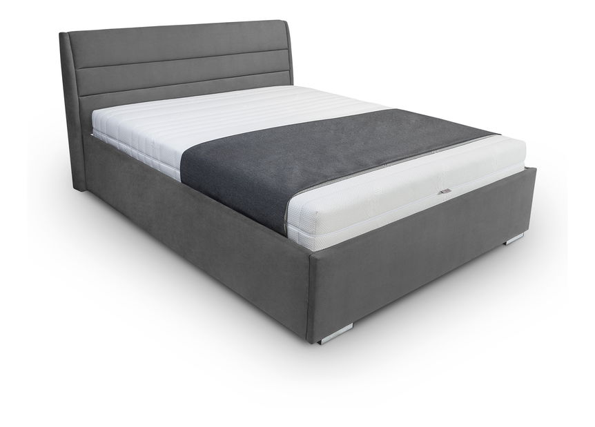 Pat matrimonial 140 cm Sandie Futon (Gri)