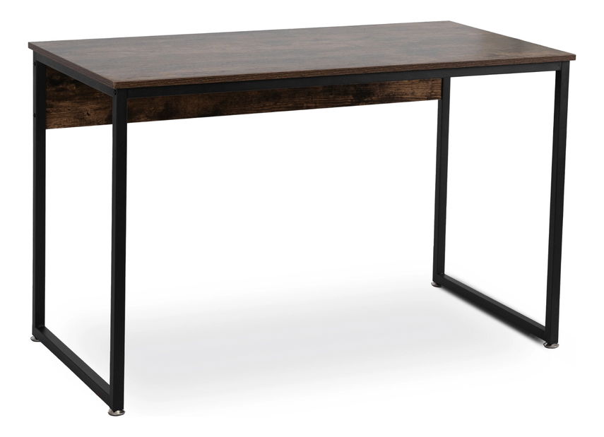 Masă de scris Regular (stejar rustic + negru) 