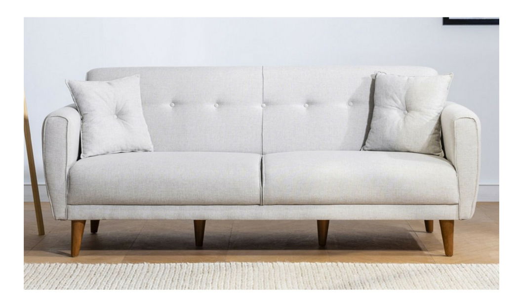 Háromszemélyes kanapé Amelia (krém)