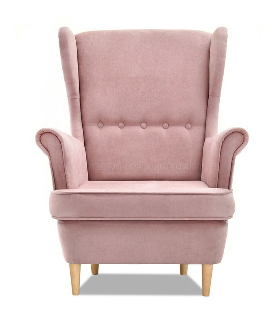 Kreslo ušiak Margis (biela)