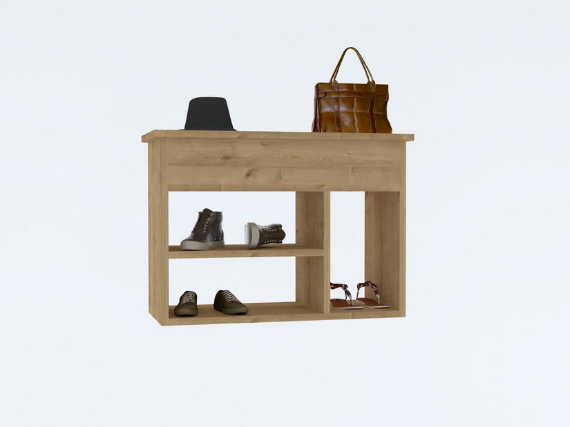 Cipőtároló (cipősszekrény) Vavepu 3 (tölgy)