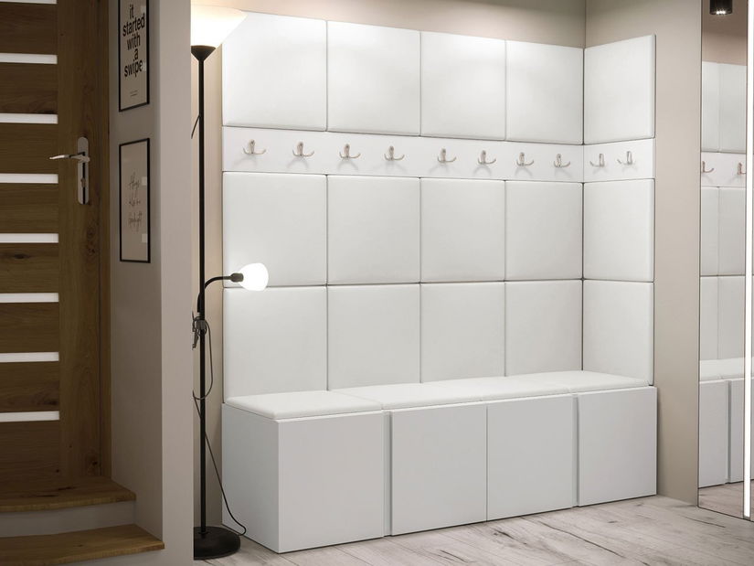 Mobilier hol Tovenaz II (stejar artisan + negru)