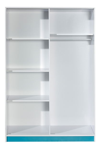 Šatníková skriňa Trafia T14 (modrá)