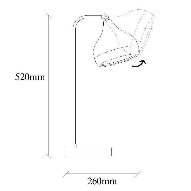 Stolna lampa Yia 6896