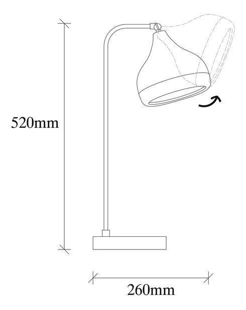 Lampă de masă Yia 6896