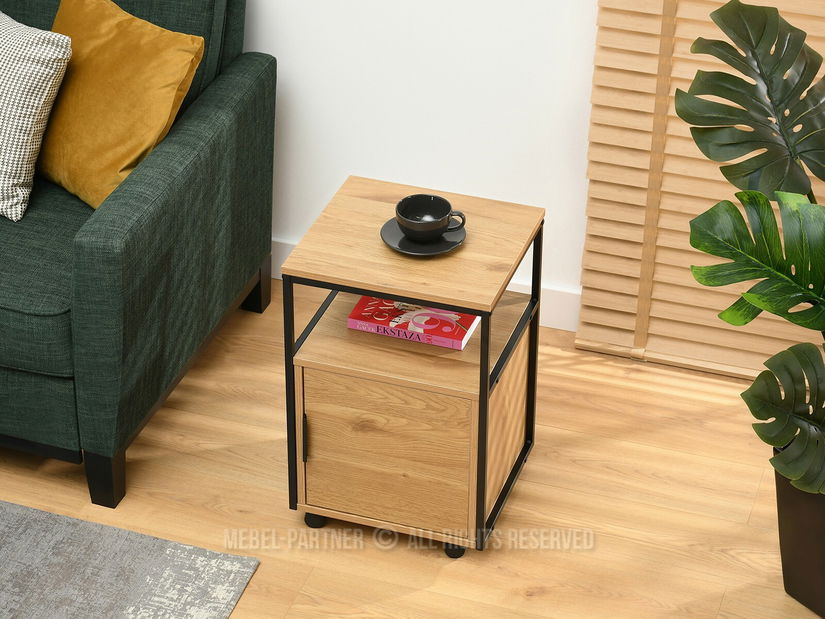 Szekrény Adlo (fekete tölgy + fekete)