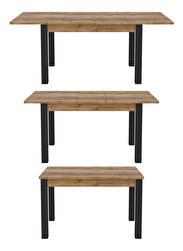 Stol na razvlačenje 130-175 cm Oralee 92 (crna)