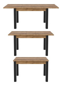 Rozkladací stôl 130-175 cm Oralee 92 (čierna)