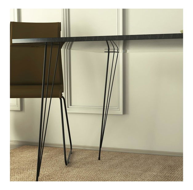 Étkezőasztal Sabuna 2 (4 fő részére) (fekete) 