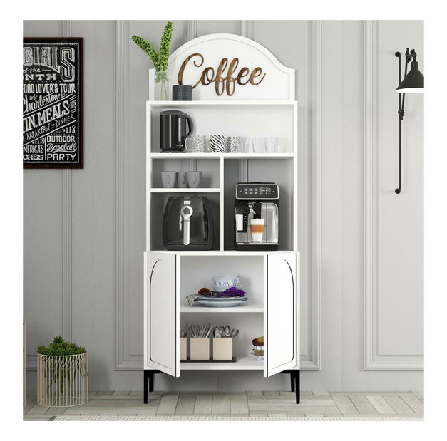 Bufet Lyantela 80 (alb + negru)