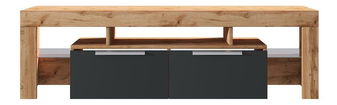 TV skrinka/stolík Vulcano  (dub lancaster + čierna)