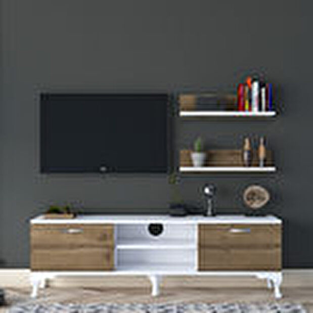 Mobilier living Macky (Alb + Nuc)