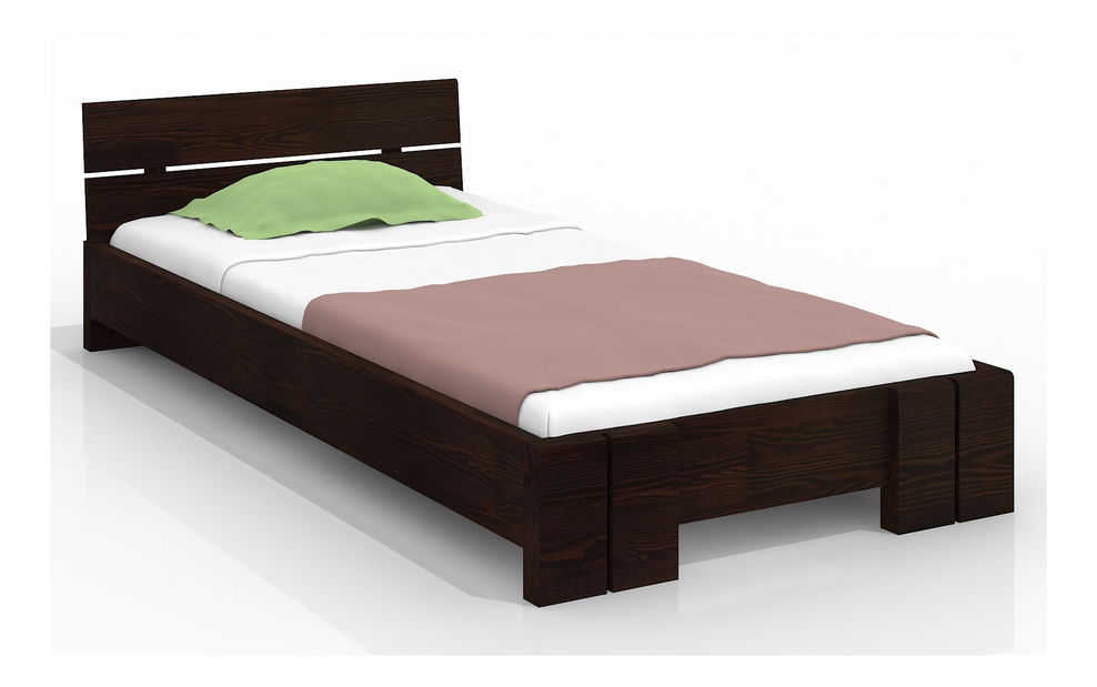 Jednolôžková posteľ 120 cm Naturlig Kids Tosen (borovica) (s roštom)