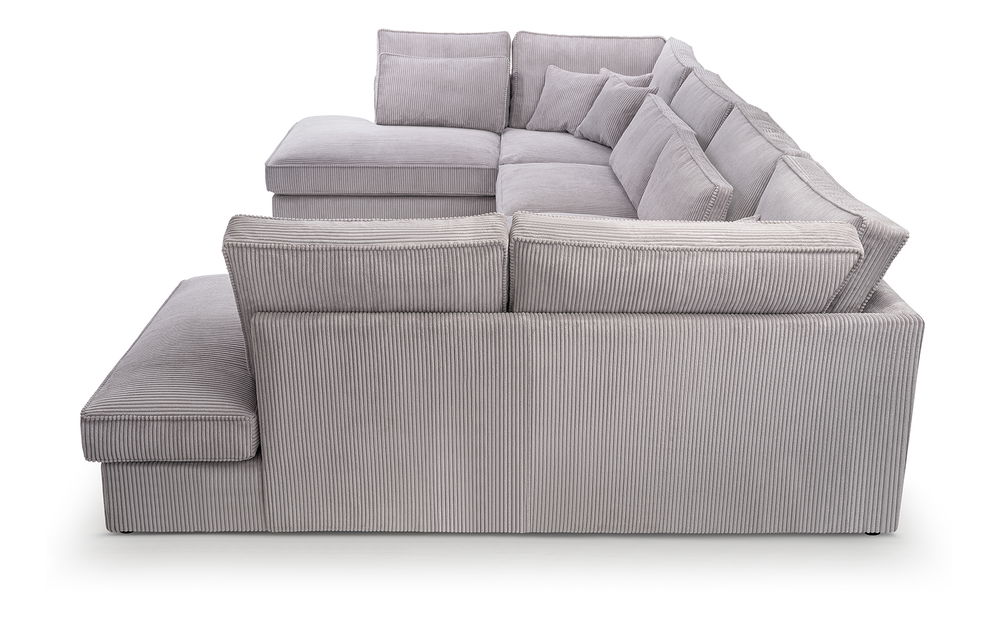 U alakú sarokkanapé Cabrio (szürke) (J)