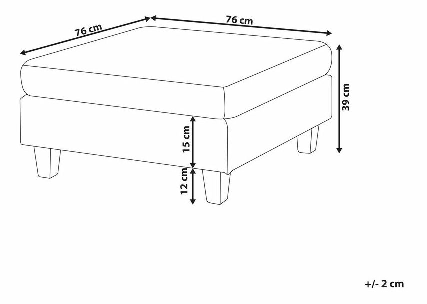 Taburetka Felle (svetlosivá)