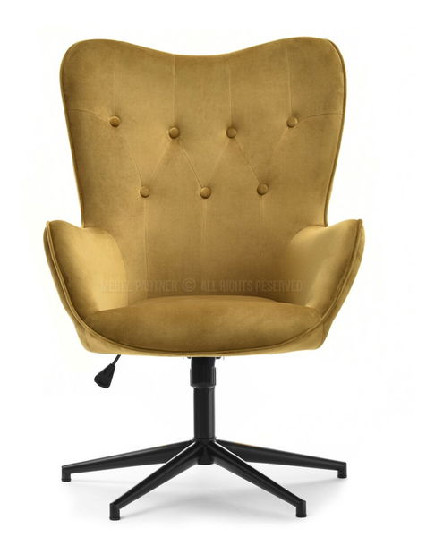 Fotel Truni (arany + fekete)