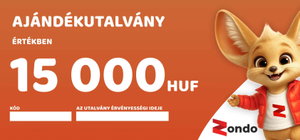 Ajándékutalvány 15000 HUF értékben