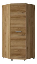 Rohová šatníková skriňa Manton M34 (dub catania)