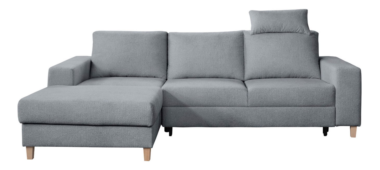 Sarokkanapé Anabel (szürke) (B)