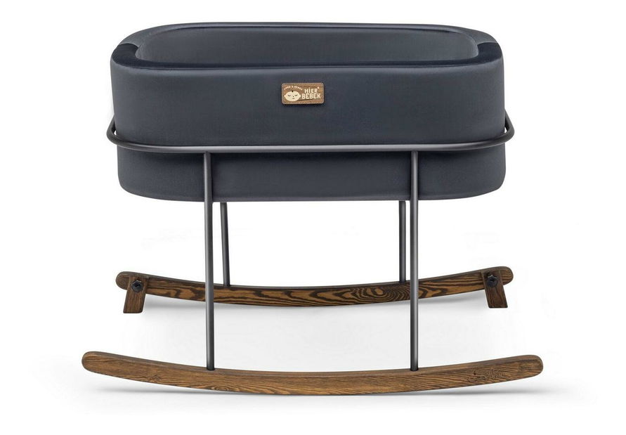 Pătuț balansoar bebeluș Kapato 2 (negru) 