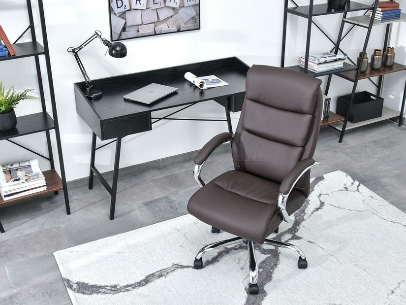 Fotoliu Luxus (maro + crom)