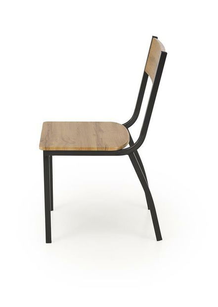 Blagovaonski set Miltony (natural + crna) (za 4 osobe)