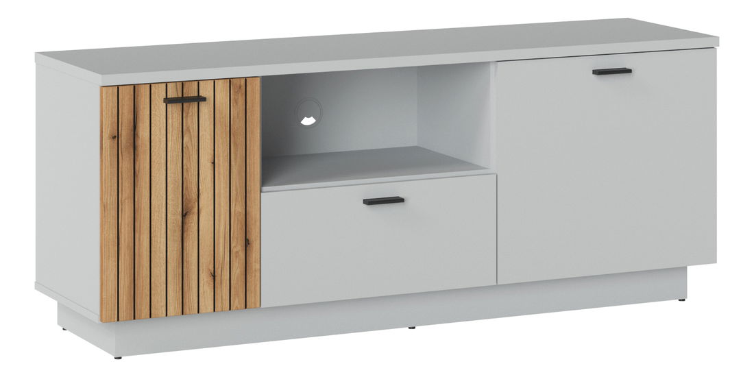 TV stolík/skrinka Veresa F03 (popol + dub coast evoke)