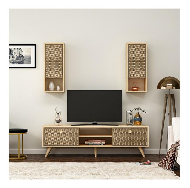 Mobilier living Navuli 2 (stejar zafir) 